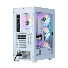 Zalman i4 TG White, ventiliatorius RGB x4