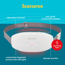 Homedics WMH-200H Cycle Comfort Heat and Vibration Belt