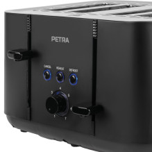 Petra PT5565MBLKVDE 4 griežinėlių skrudintuvas