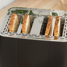 Petra PT5565MBLKVDE 4-Slice Toaster