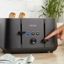 Petra PT5565MBLKVDE 4-Slice Toaster