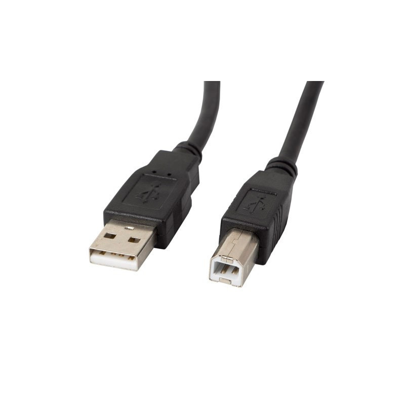 Lanberg CA-USBA-11CC-0010-BK USB laidas 1 m 2.0 USB B Juoda