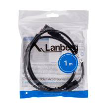 Lanberg CA-USBA-11CC-0010-BK USB laidas 1 m 2.0 USB B Juoda