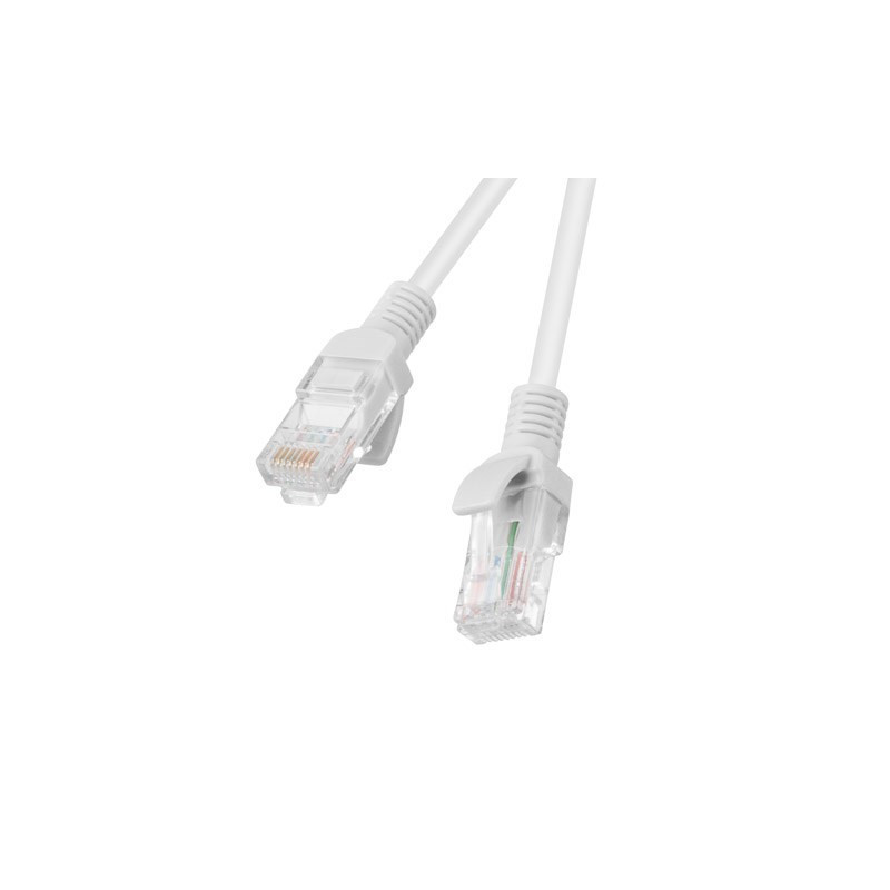 LANBERG PATCHCORD RJ45, KAT. 5E, UTP, 1M, PILKA