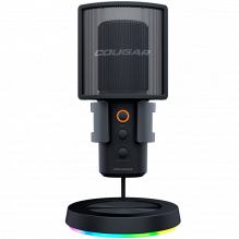 Cougar I Screamer-X I 3H500MK3B.0001 I MicrophoneI 3 Omni-Dimesion Mic / Noise Reduction / Pop Filter / RGB Base