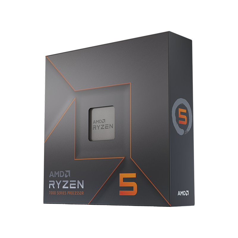 AMD CPU Desktop Ryzen 5 6C/ 12T 7600X (4.7/ 5.0GHz Boost, 38MB, 105W, AM5) dėžutė su Radeon Graphics