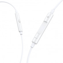 Laidinės ausinės Vipfan M14, USB-C, 1,1 m (baltos spalvos)
