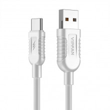 USB į USB-C laidas Vipfan X04, 5A, 1,2 m (baltas)