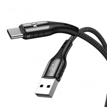 USB į USB-C laidas Vipfan Colorful X13, 3A, 1,2 m (juodas)