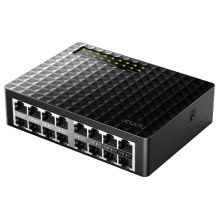 Cudy FS1016D network switch Fast Ethernet (10 / 100) Black