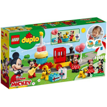 LEGO DUPLO 10941 MIKĖS IR MINĖS GIMTADIENIO TRAUKINYS