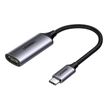 Ugreen C tipo USB į HDMI 2.0 adapteris 4K @ 60 Hz Thunderbolt 3, skirtas MacBook / PC pilka spalva (70444)