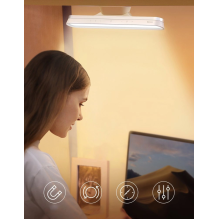 „Baseus“ magnetinė LED lemputė prie naktinės lempos namų virtuvės kambariui balta (DGXC-02)