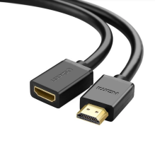 Ugreen HD107 10140 HDMI (Male) - HDMI (Female) 4K Cable 0.5 m - Black