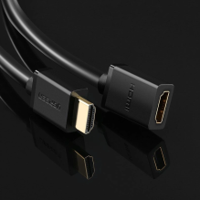 Ugreen HD107 10140 HDMI (Male) - HDMI (Female) 4K Cable 0.5 m - Black