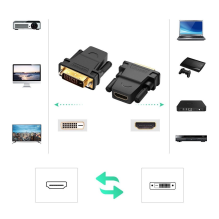 Ugreen HDMI adapteris (moteris) – DVI 24 + 1 (vyriškas) FHD 60 Hz juodas (20124 m.)