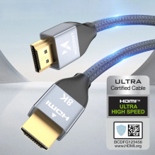 Wozinsky cable HDMI 2.1 8K 60 Hz 48 Gbps / 4K 120 Hz / 2K 144 Hz 2 m silver (WHDMI-20)