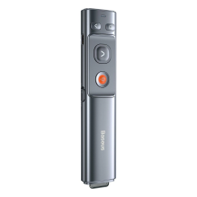 Baseus Orange Dot wireless laser pointer for presentations - gray (with battery)