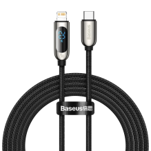 Baseus CATLSK-A01 Lightning - USB-C PD 20W 480Mb / s 2m cable - black