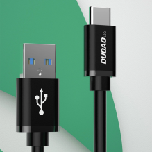 Dudao cable USB cable - USB Type C Super Fast Charge 1 m black (L5G-Black)