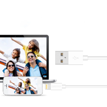 Choetech certified USB-A cable - Lightning MFI 1.8m white (IP0027)