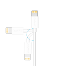 „Choetech“ sertifikuotas USB-A laidas – Lightning MFI 1,8 m baltas (IP0027)