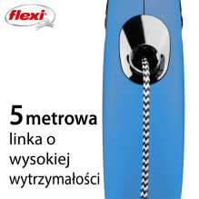 Šuns Pavadėlis - Flexi New Classic Geltona 5 m