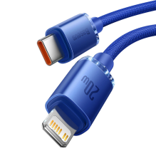 Baseus CAJY000203 Lightning - USB-C PD cable 20W 480Mb / s 1.2m - blue