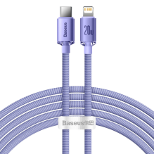 Baseus CAJY000305 Lightning - USB-C PD cable 20W 480Mb / s 2m - purple