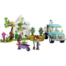 Konstruktorius - LEGO Friends 41707 Medžių sodinimo furgonas, žalias