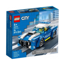 Konstruktorius - LEGO City policijos automobilis 94 dalys mėlynas baltas