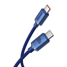 Baseus CAJY000603 USB-C - USB-C PD cable 100W 5A 480Mb / s 1.2m - blue