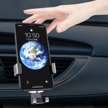 Gravity smartphone car holder for air vent silver (YC08)