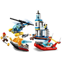 Konstruktorius - LEGO® City Seaside police and Fire Mission 60308