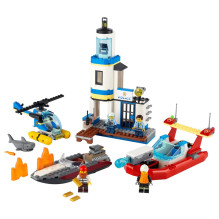 Konstruktorius - LEGO® City Seaside police and Fire Mission 60308