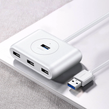 Ugreen multifunctional USB HUB Type c - 4 x USB 3.0 1m white (CR113)