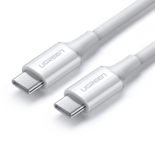 Ugreen kabelis USB Type C (kištukinis) iki C tipo (kištukinis) kabelis 1m baltas (US300)