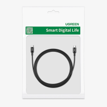 Ugreen cable USB Type C (male) to Type C (male) cable 1m white (US300)