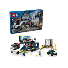 Konstruktorius - Lego City policijos mobilus nusikaltimų laboratorijos sunkvežimis 674 dalys