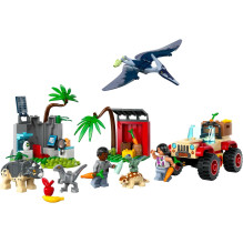 Konstruktorius - LEGO® Jurassic World 76963 Mažųjų Dinozaurų Gelbėjimo Centras