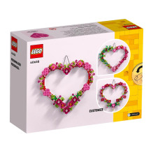 Konstruktorius - LEGO 40638 Širdies ornamentas 254 dalys Raudona