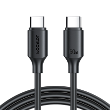 Joyroom ilgalaikė serija A9 USB-C / USB-C PD QC kabelis 60W 3A 1m - juodas