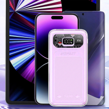 Acefast Powerbank 10000mAh Sparkling Series greito įkrovimo 30W violetinė (M1)