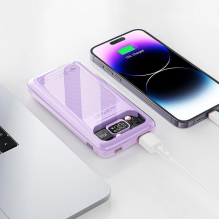 Acefast Powerbank 10000mAh Sparkling Series greito įkrovimo 30W violetinė (M1)