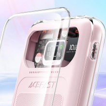 Acefast Powerbank 10000mAh Sparkling Series greito įkrovimo 30W rožinė (M1)