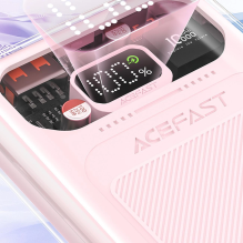 Acefast Powerbank 10000mAh Sparkling Series greito įkrovimo 30W rožinė (M1)