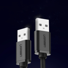 Ugreen USB laidas – USB 2.0 480Mbps 1.5m juodas (US102)