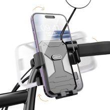 Bicycle / motorcycle phone holder Dudao F7C - black