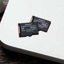 MicroSD Kortelė - Kingston Canvas Select Plus 256 GB C10