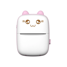 Thermal printer mini cat HURC9 - pink